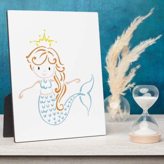 Mermaid Fairy Fotoplaat (Zijkant)