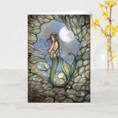 Mermaid Fairy Kaart Notecard beroemd gemaakt door  (Gele Bloem)