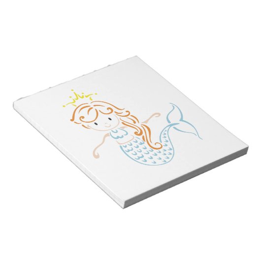 Mermaid Fairy Notitieblok (Schuin)