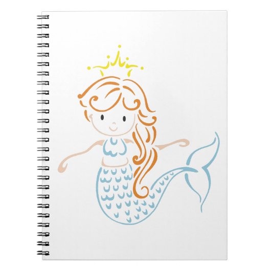 Mermaid Fairy Notitieboek (Voorkant)