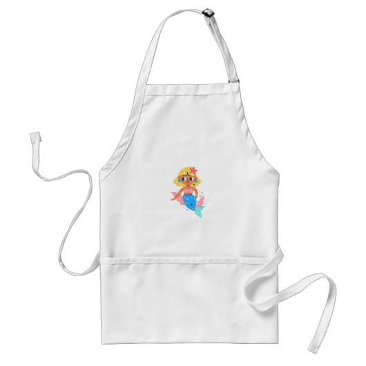 Mermaid fairy standaard schort (Voorkant)