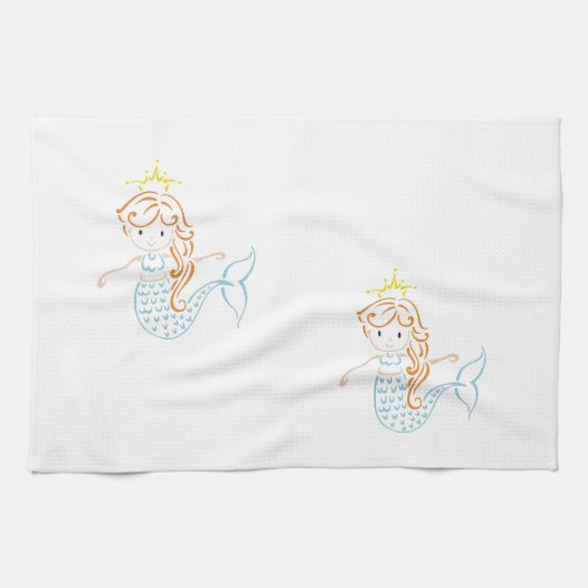 Mermaid Fairy Theedoek (Horizontaal)