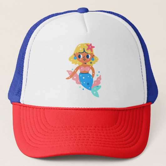 Mermaid fairy trucker pet (Voorkant)