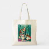 Mermaid Family Canvas tas (Achterkant)