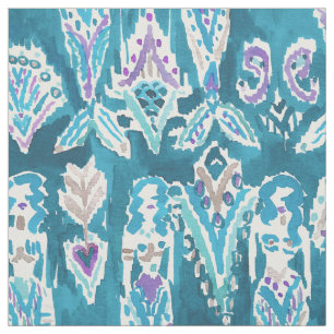 MERMAID FANTASEA Whimsical Nautical Waterverf Stof