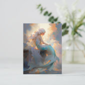 Mermaid Fantasy Art Briefkaart (Staand voorkant)