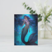 Mermaid Fantasy Art Briefkaart (Staand voorkant)