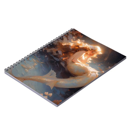 Mermaid Fantasy Art Notitieboek (Linkerzijde)