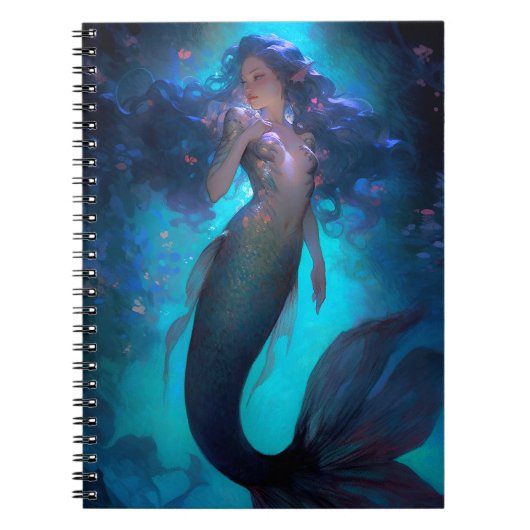 Mermaid Fantasy Art Notitieboek (Voorkant)