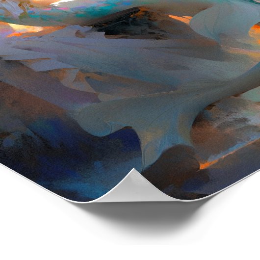 Mermaid Fantasy Art Poster (Hoek)