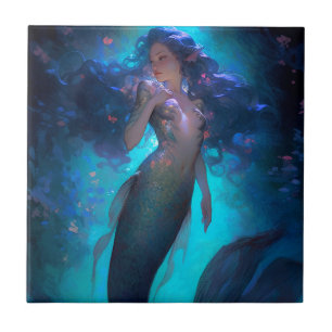 Mermaid Fantasy Art Tegeltje