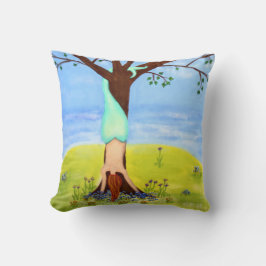 Mermaid Fantasy Art uit water Kussen