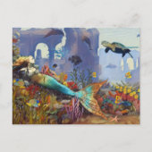 Mermaid Fantasy Briefkaart (Voorkant)
