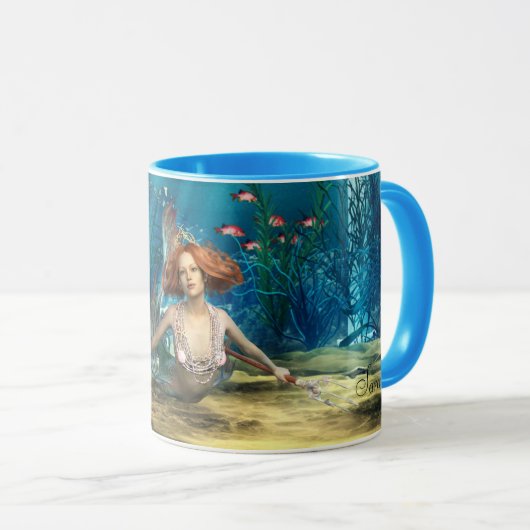 Mermaid Fantasy Combo Coffee/Tea Mok (Voorkant rechts)