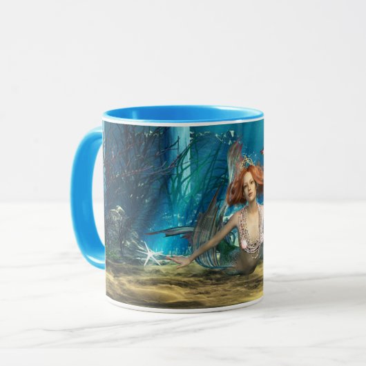 Mermaid Fantasy Combo Coffee/Tea Mok (Voorkant links)