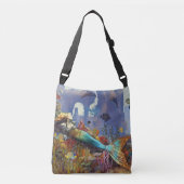Mermaid Fantasy Crossbody Tas (Voorkant)