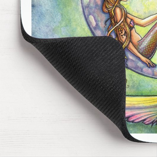 Mermaid Fantasy Fairy Art van Molly Harrison Muismat (Hoek)