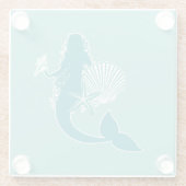 Mermaid Fantasy Onderzetters (Achterkant)