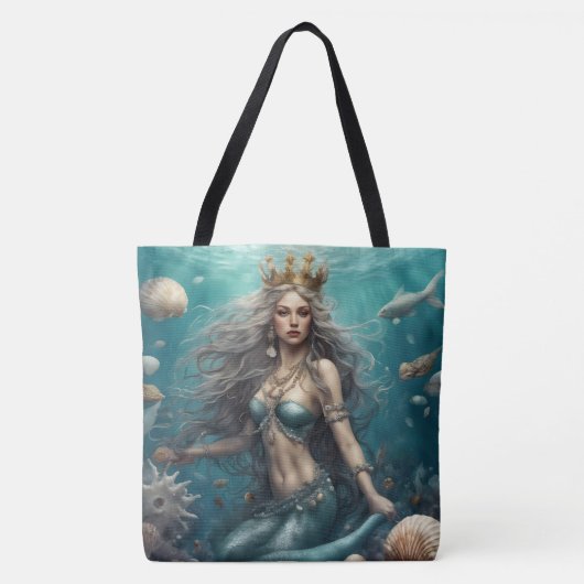 Mermaid Fantasy Tote Bag (Voorkant)