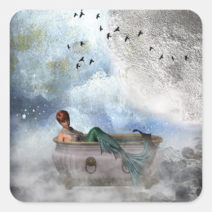 Mermaid Fantasy World Sticker