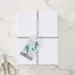 Mermaid Favor Tags, Onder het zee feest Cadeaulabel