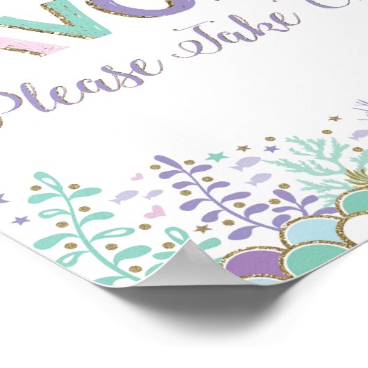 Mermaid Favor Teken Candy Bar Zee Feest Decoratie (Hoek)