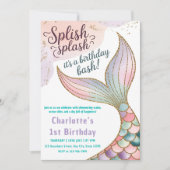 Mermaid Feest Onder de Zee Kaart (Voorkant)