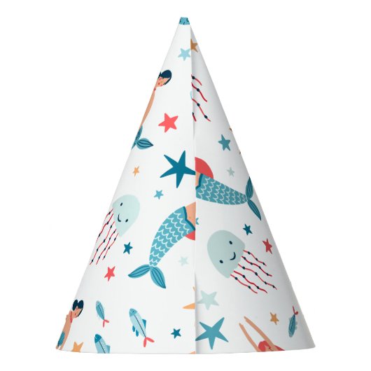 Mermaid Feesthoedjes (Achterkant)