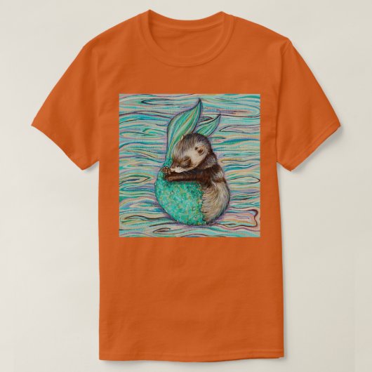 Mermaid ferret t-shirt (Design voorkant)