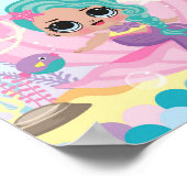 Mermaid First Birthday Poster (Hoek)