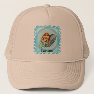 Mermaid Fish Lure Trucker Pet