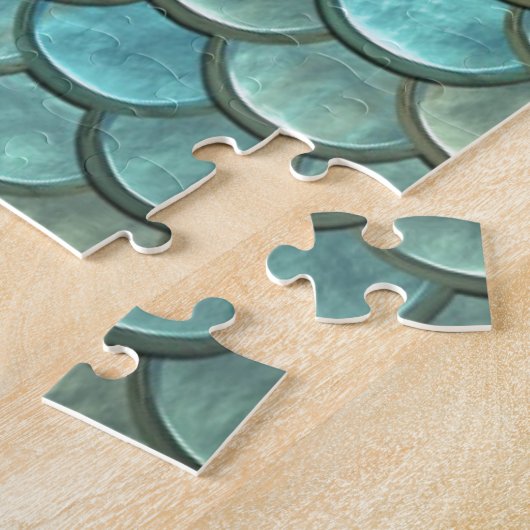 Mermaid Fish Scale Dragon Scale Scale Legpuzzel (Zijkant)