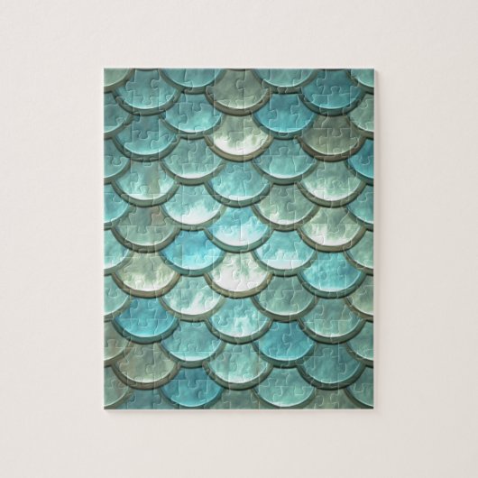 Mermaid Fish Scale Dragon Scale Scale Legpuzzel (Verticaal)