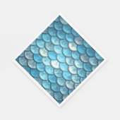 Mermaid Fish Scales Turquoise Napkins Servet (Hoek)