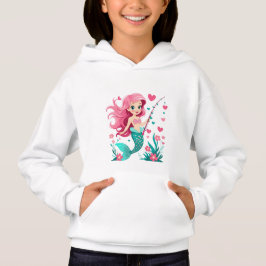 Mermaid Fishing Fun – Kids’ Hoodie