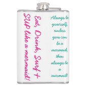 Mermaid Flask Heupfles (Achterkant)