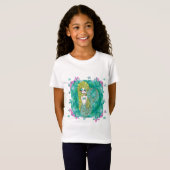 Mermaid Flowers T-shirt (Voorkant volledig)