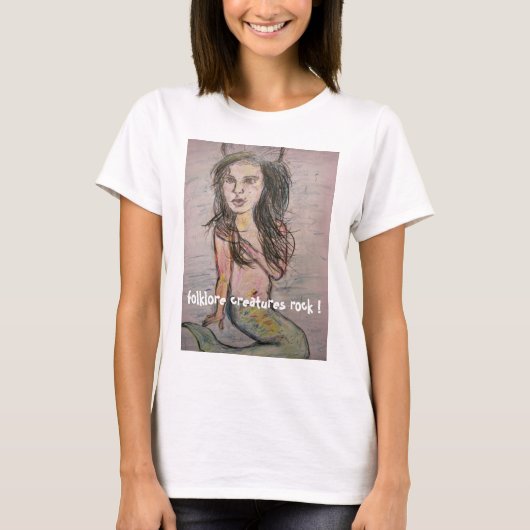 Mermaid Folklore T-shirt (Voorkant)