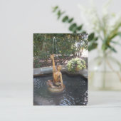 Mermaid Fountain Briefkaart (Staand voorkant)