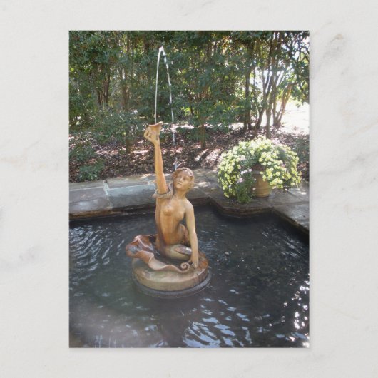 Mermaid Fountain Briefkaart (Voorkant)