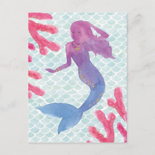 Mermaid Friends I Briefkaart (Voorkant)