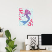 Mermaid Friends I Poster (Thuiskantoor)