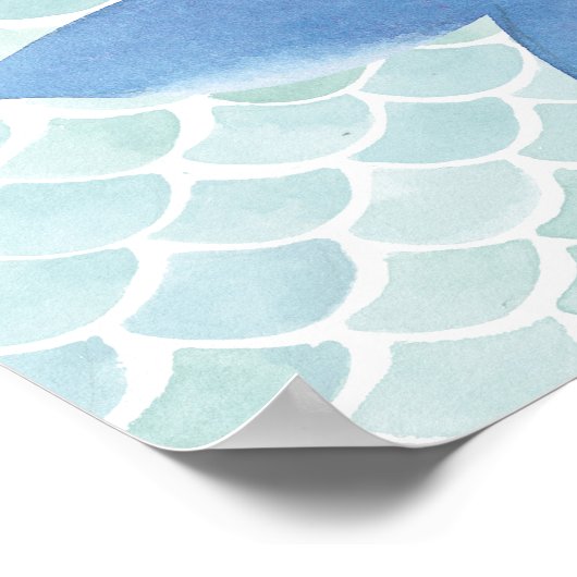 Mermaid Friends I Poster (Hoek)