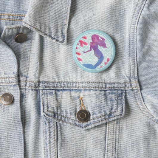 Mermaid Friends I Ronde Button 5,7 Cm (In situ)