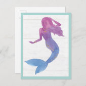 Mermaid Friends III Briefkaart (Voorkant / Achterkant)
