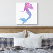 Mermaid Friends III Canvas Afdruk (Insitu (Slaapkamer))
