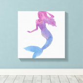 Mermaid Friends III Canvas Afdruk (Insitu (Houten vloer))