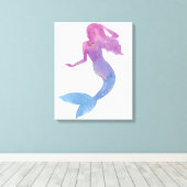 Mermaid Friends III Canvas Afdruk (Insitu (Houten vloer))