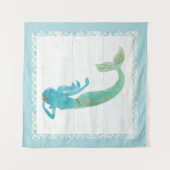 Mermaid Friends IV Wandkleed (Voorkant)