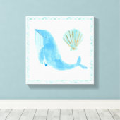 Mermaid Friends VII Canvas Afdruk (Insitu (Houten vloer))